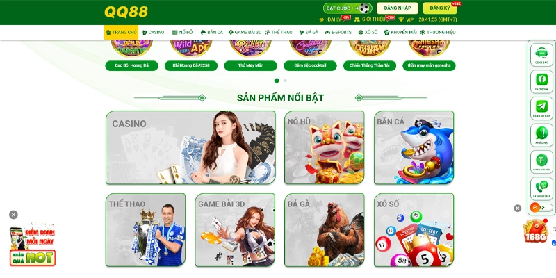 QQ88 ⭐️ Link Vào Trang Chủ QQ 88 Uy Tín Top #1 Google VN ✔️ 12 Các trò chơi "Đỉnh Kout" tại QQ88